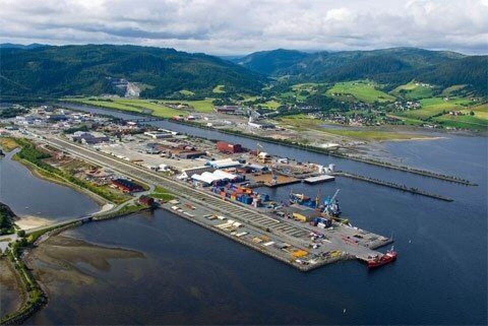 Containerhavnenes tid i Trøndelag
