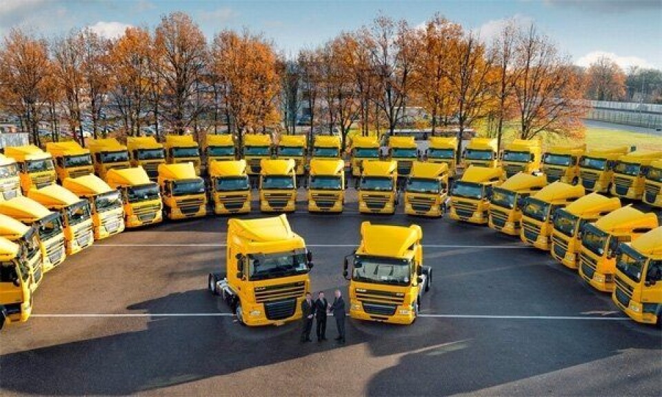 Bestilte 600 DAF-lastebiler