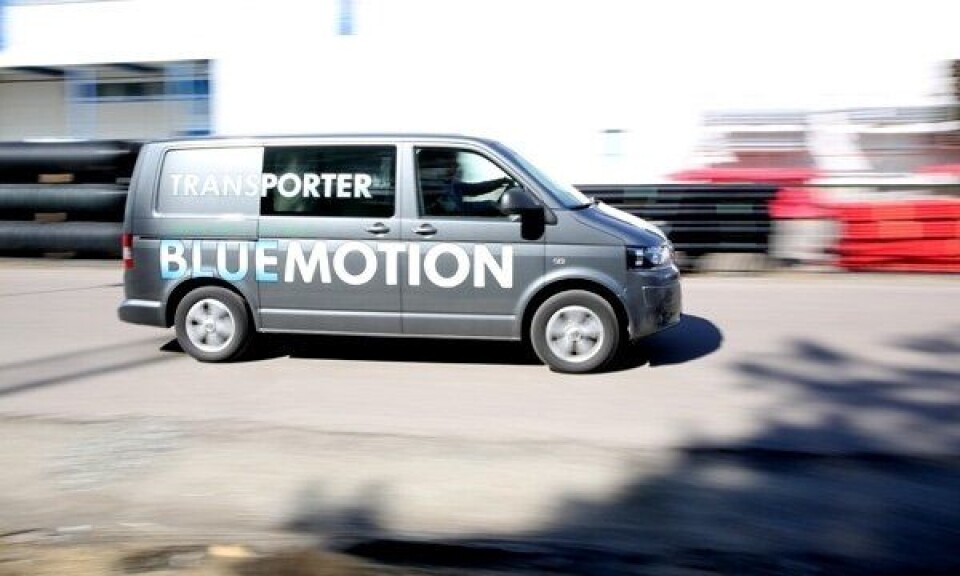 Oppbremsing i varebilsalget