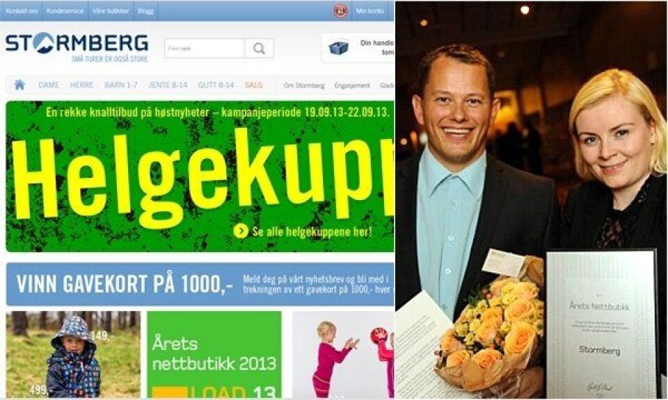 Netthandelsprisen til Stormberg