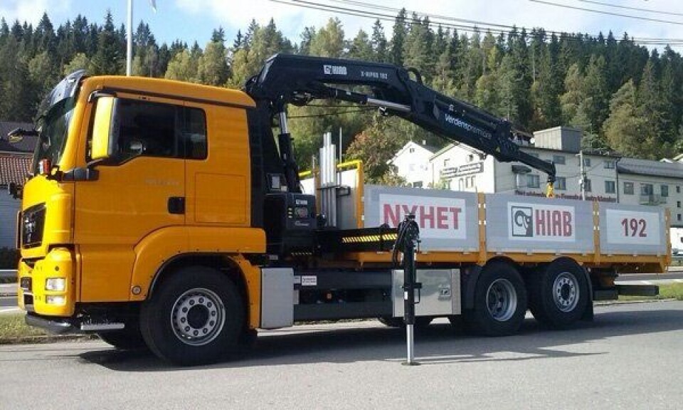 Nye lastebilkraner fra Hiab