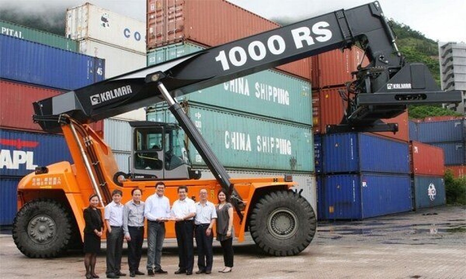 Leverte reachstacker nummer 1000