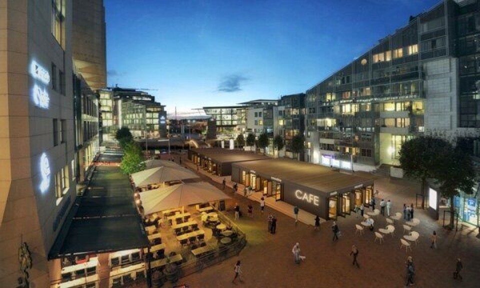 Gjør Aker Brygge til «containerhavn»