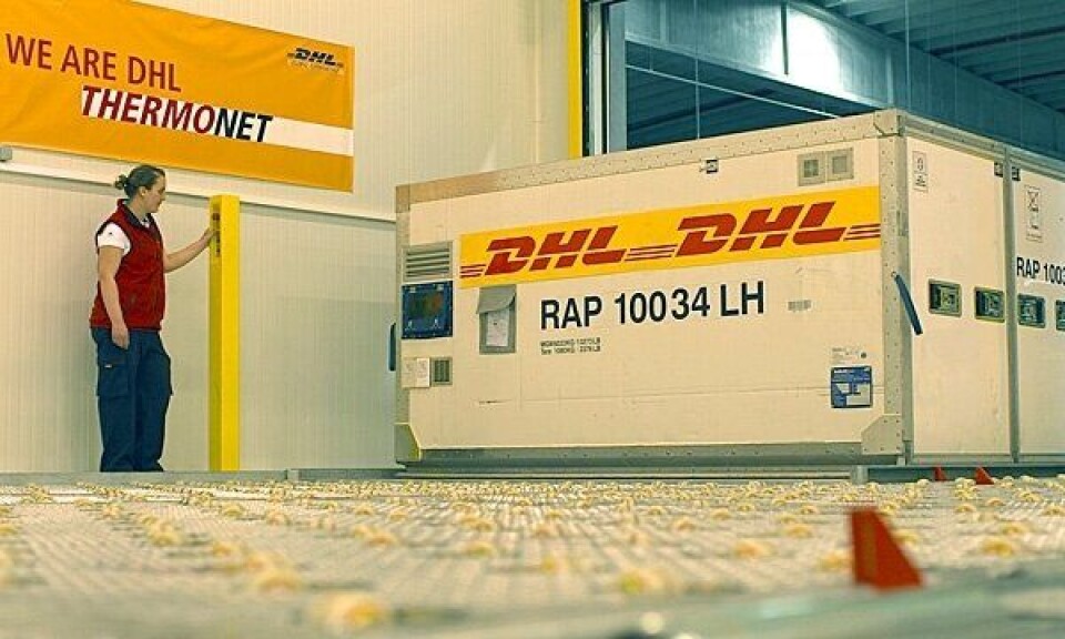 DHL med temperert flyfrakt