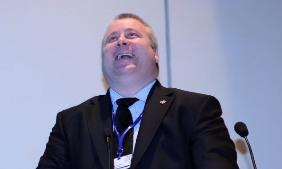 Hoksrud kjører lastebil