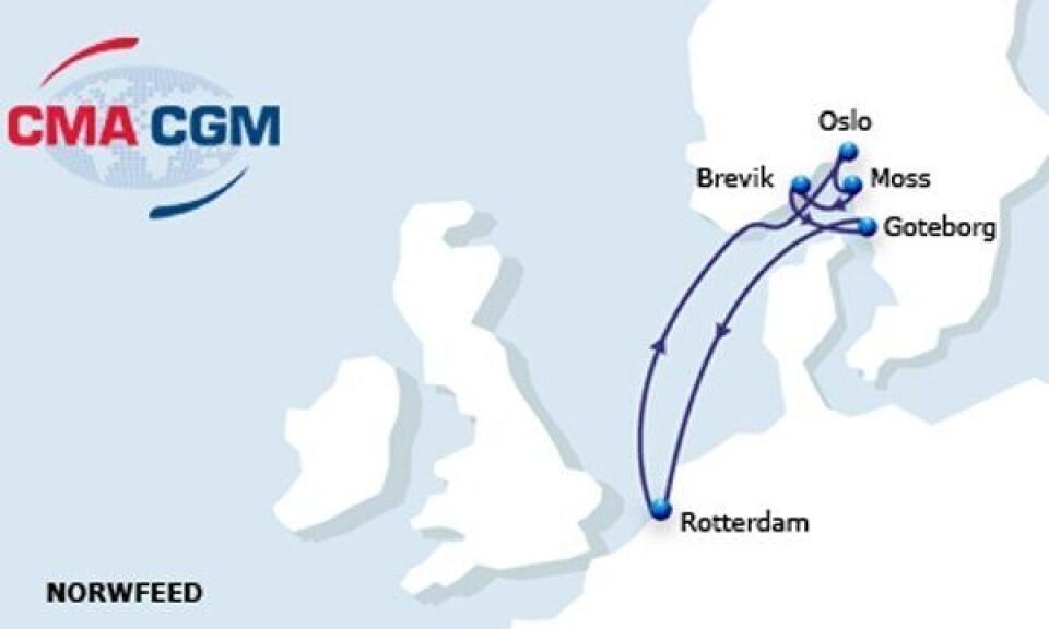 CMA CGM til Brevik