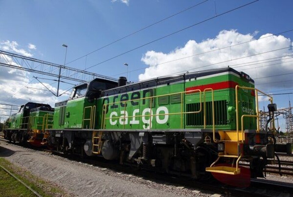 Rødt for Green Cargo