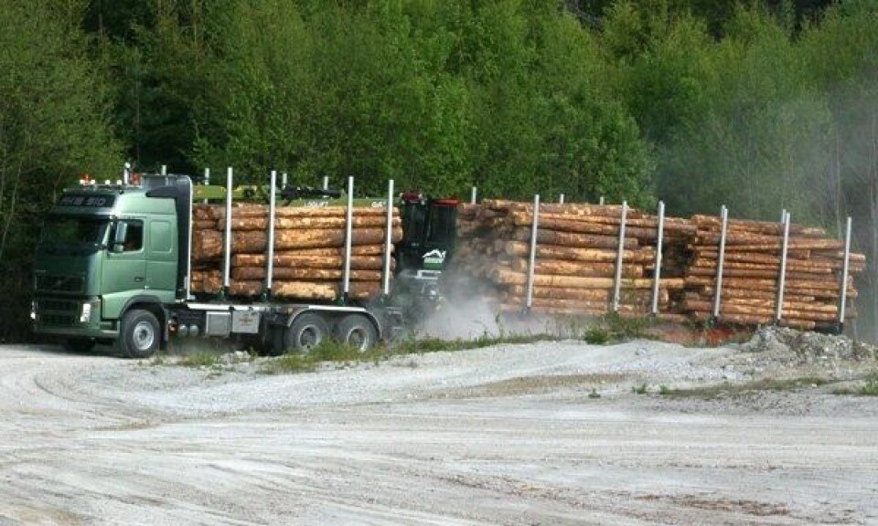 Tillatt med 24-meters tømmer-vogntog i Norge