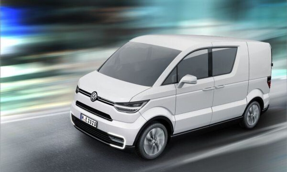 VW med elektrisk varebil