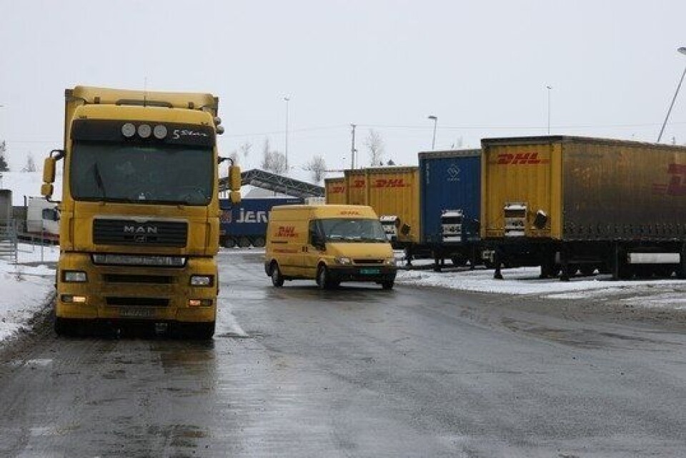 DHL Express endrer kurs
