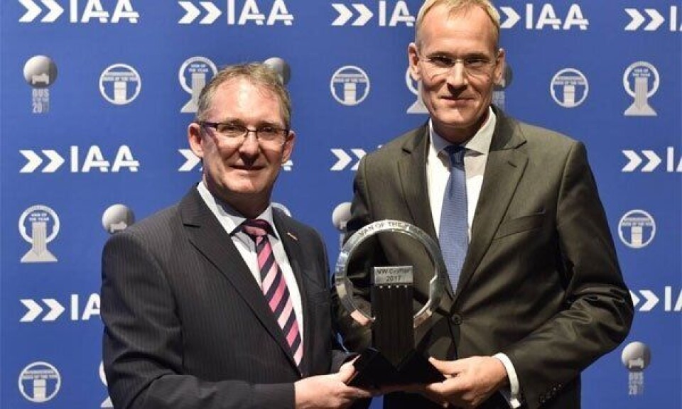 VW Crafter ble Van of the year 2017