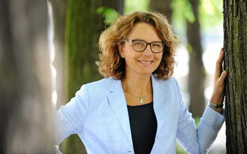 Tone Wille har nettopp tatt over som ny ny konsernsjef i Posten Norge. Hun og Posten går nå foran med satsing på store elektriske varebiler. Foto: Posten.