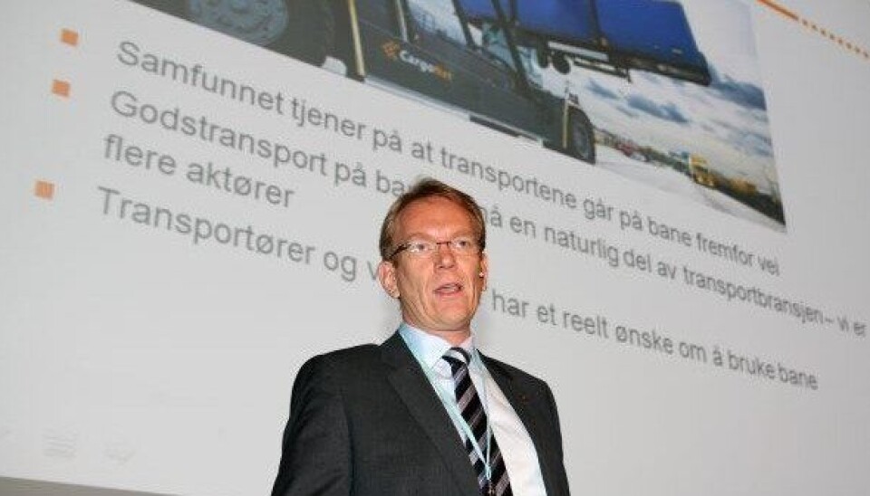 - Streiken innebærer en vanskelig situasjon både for oss og våre kunder, sier CargoNets Arne Fosen.Foto: Per Dagfinn Wolden
