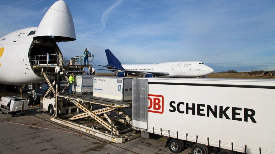 DB Schenker bruker mye flyfrakt i sin olympiske logistikk.