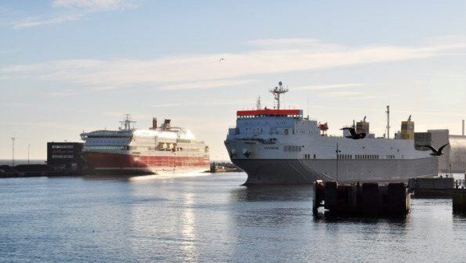 CLdN begynner fra begynnelsen av november 2016  seile til Hirtshals. Godset som skal til eller fra Norge derfra skal Fjordline befrakte med sine skip.Foto: Espen Braata