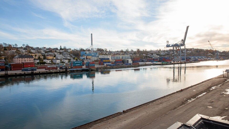 Incentivordningen som nå er godkjent ønsker å gjøre det travlere i norske havner, som her i Moss.