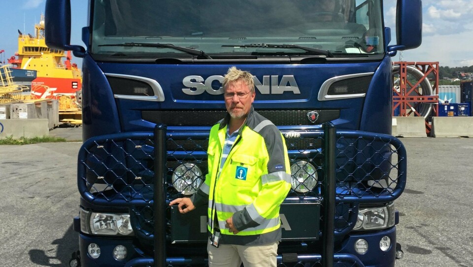 Dagens aksjonsgeneral, Ove Tepstad, frykter for en allerede presset transport- og logistikknæring.