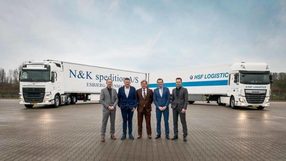 Fra venstre: Frank Kremer, Per B. Jensen, Simons Frederiks, Martin Gade Gregersen og Dennis Nijmeijer.