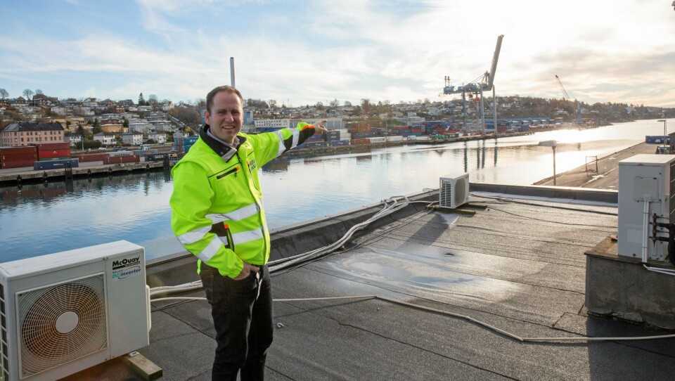 Havnesjef i Moss Havn, Øystein Høsteland Sundby, har store planer for utviklingen av havnedrift i mosseregionen.