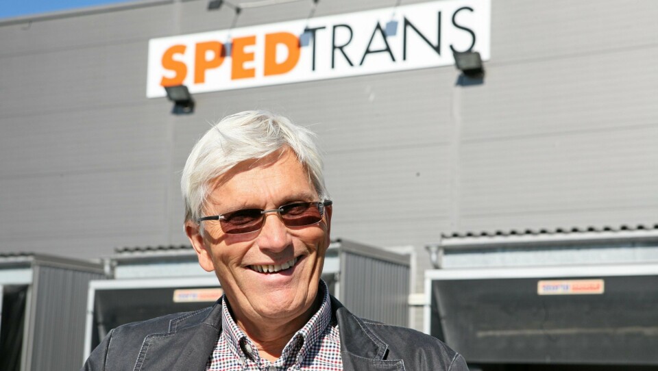 Helge Larsen og Sped Trans ser lyst på fremtiden. Foto: Per Dagfinn Wolden
