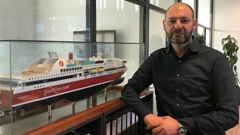 Claus Riis er ansatt som fraktdirektør i Fjord Line.Foto: Fjord Line