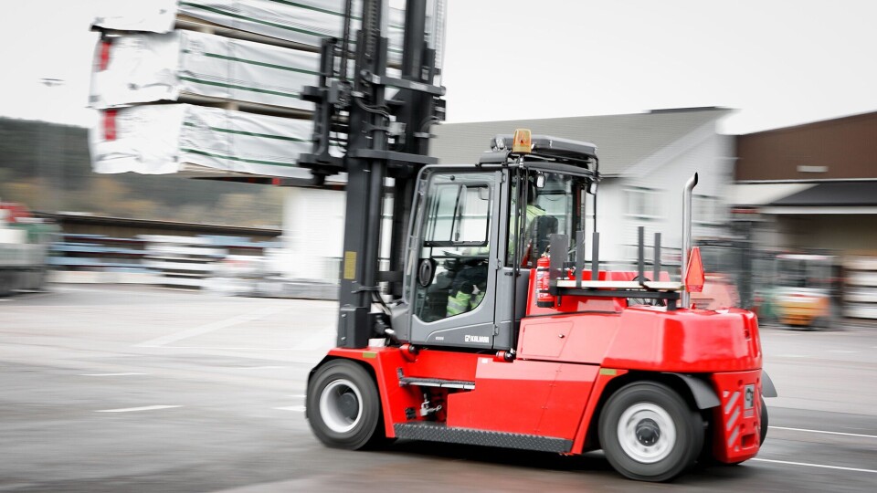 Den nye DCG50-90-serien fra Kalmar består av trucker med kapasitet fra fem til ni tonn, og blir lansert under LogiMAT-messen i mars. Den nye DCG50-90-serien fra Kalmar består av trucker med kapasitet fra fem til ni tonn, og blir lansert under LogiMAT-messen i mars.