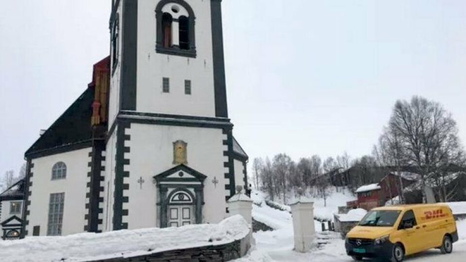 DHL Express med daglige flygninger til Røros.Foto: DHL