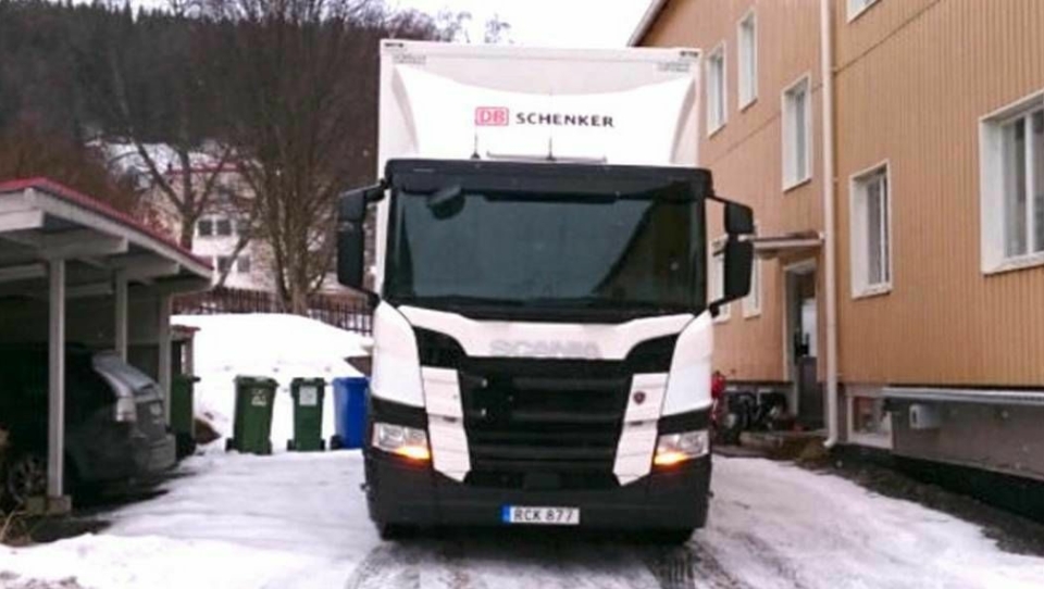Ny Scania G280 4x2 under testkjøring i Sverige. Foto; Trailer.se
