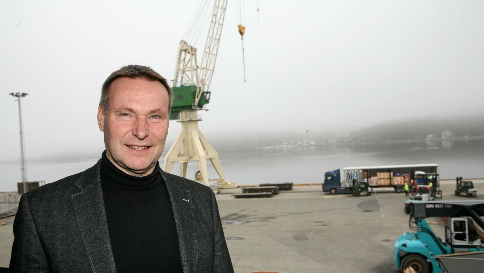 – Vi skal fortsatt være ved kaikanten selv om vi etablerer oss på Forus Næringspark, sier havnesjef Thor Thingbø i Sandnes. Foto: Per Dagfinn Wolden