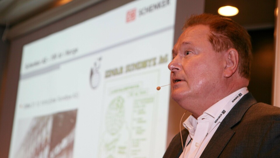 DB Schenkers adm. direktør Michael er ikke fornøyd med dagens subsidiering av Posten, og krever endringer.