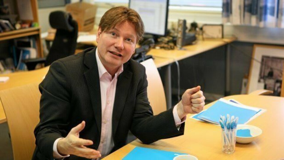– Dette er fortvilt, sier PostNords Ole Andreas Hagen som er i møte med Jernbanedirektoratet i dag. Foto: Per Dagfinn Wolden – Dette er fortvilt, sier PostNords Ole Andreas Hagen som er i møte med Jernbanedirektoratet i dag. Foto: Per Dagfinn Wolden