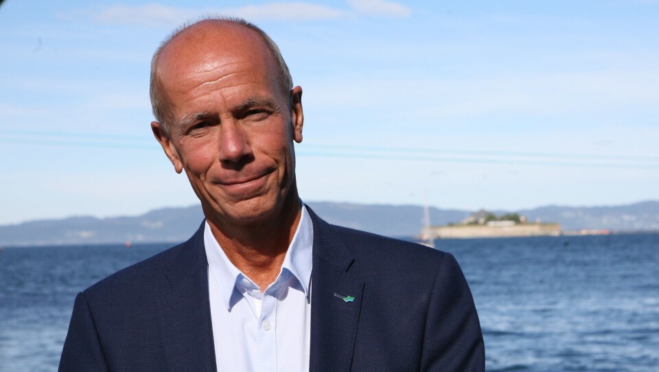 Einar Hjorthol sier takk for seg. Foto: Per Dagfinn Wolden