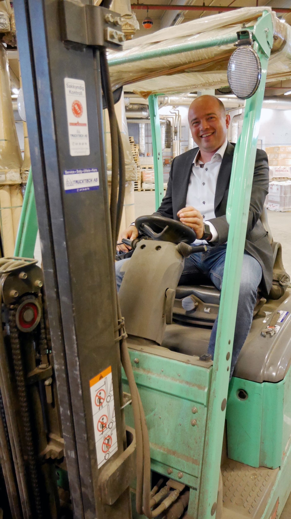 LANG FARTSTID: Pekeberg har jobbet med logistikk midten av 90-tallet.