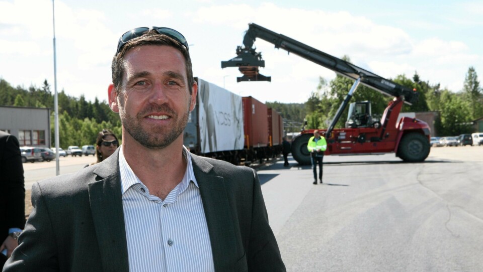 Logistikksjef Arnt Rune Karlsen har full logistikk-kontroll på Voss Water. Foto: Per Dagfinn Wolden