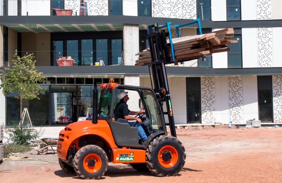 Terrenggående gaffeltrucker fra Ausa blir nå å finne i TMHNOs utvalg.