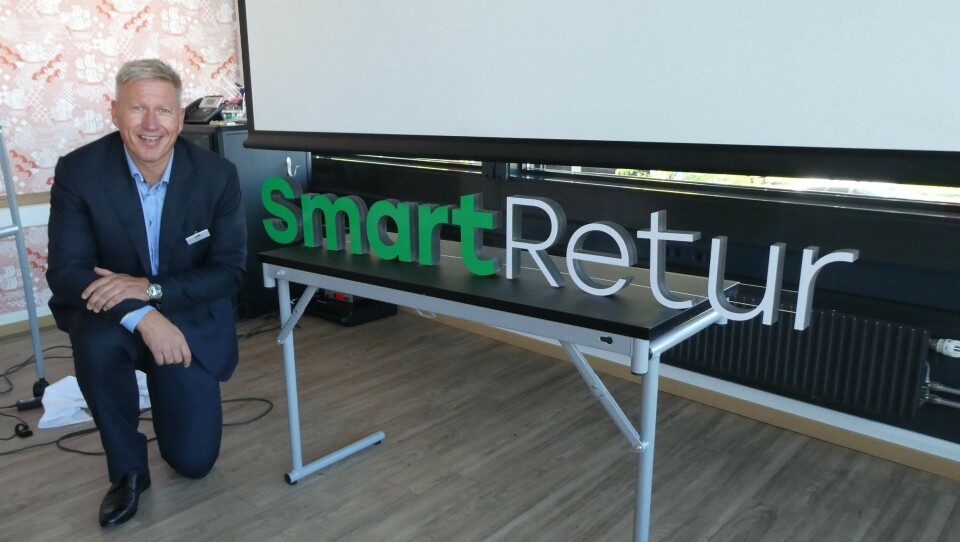 Administrerende direktør Søren Eriksen i Smart Retur presenterte det nye navnet under et seminar i Oslo denne uken.