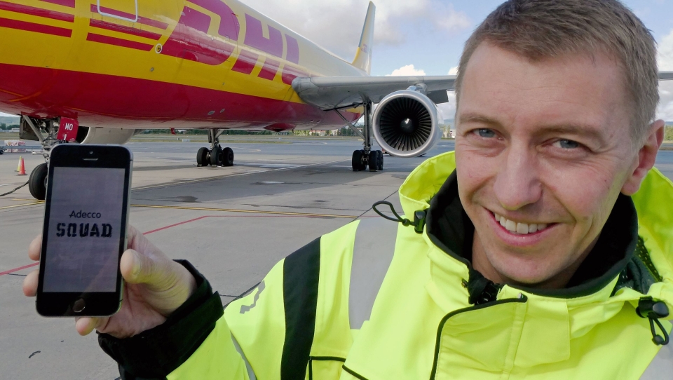 – For oss er gjerne behovet for folk akutt, og da er appen fantastisk, sier driftsansvarlig Anders Axelsson i DHL.