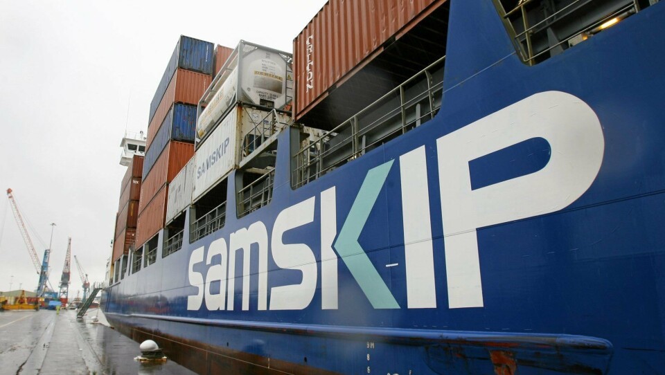 Samskip er et av rederiene som har fått støtte.