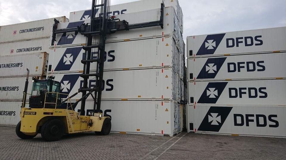 DFDS har utvidet sin flåte av store kjøle- og frysecontainere.