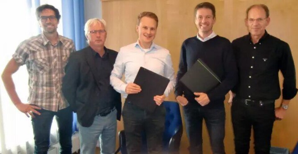 Terje Wold from Grenland Rail, Kjell-Ivan Adolfsson, Operational Account Manager at Green Cargo, Lars Storslett, MD of Moelven, John Samuelsson, Transportation Manager at BillerudKorsnäs, Bengt-Åke Johansson, Strategic Sales Executive at Green Cargo Terje Wold from Grenland Rail, Kjell-Ivan Adolfsson, Operational Account Manager at Green Cargo, Lars Storslett, MD of Moelven, John Samuelsson, Transportation Manager at BillerudKorsnäs, Bengt-Åke Johansson, Strategic Sales Executive at Green Cargo