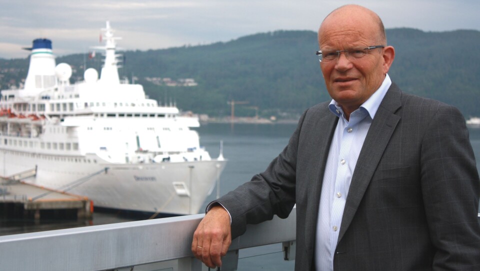 Wollert Krohn-Hansen sitter igjen ved roret i Trondheim Havn.