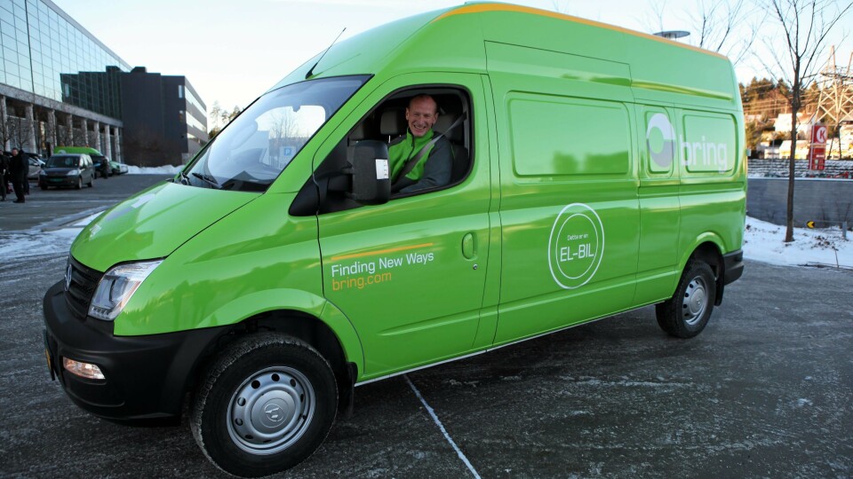 Bring Maxus EV80 hadde vært i Norge bare et par dager da den ble vist fram for pressen 1. desember. Bring Maxus EV80 hadde vært i Norge bare et par dager da den ble vist fram for pressen 1. desember.