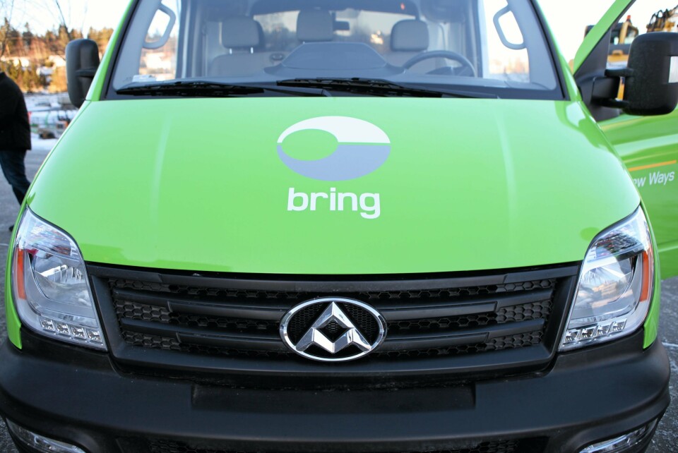 Bring tester den store elektriske varebilen Maxus EV80 fra SAIC Motor i desember 2017 og januar 2018 i Oslo sentrum. Foto: Hans Kristian Barbøl Bring tester den store elektriske varebilen Maxus EV80 fra SAIC Motor i desember 2017 og januar 2018 i Oslo sentrum. Foto: Hans Kristian Barbøl