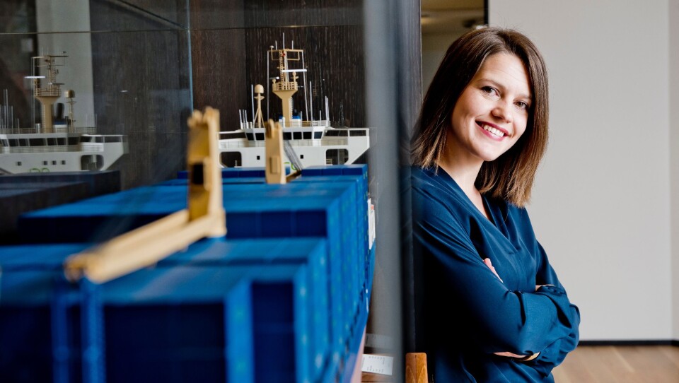 Turid Næss startet i NorthSea Container Line som operasjons- og logistikkspesialist 1. november. Foto: Øyvind Sætre.