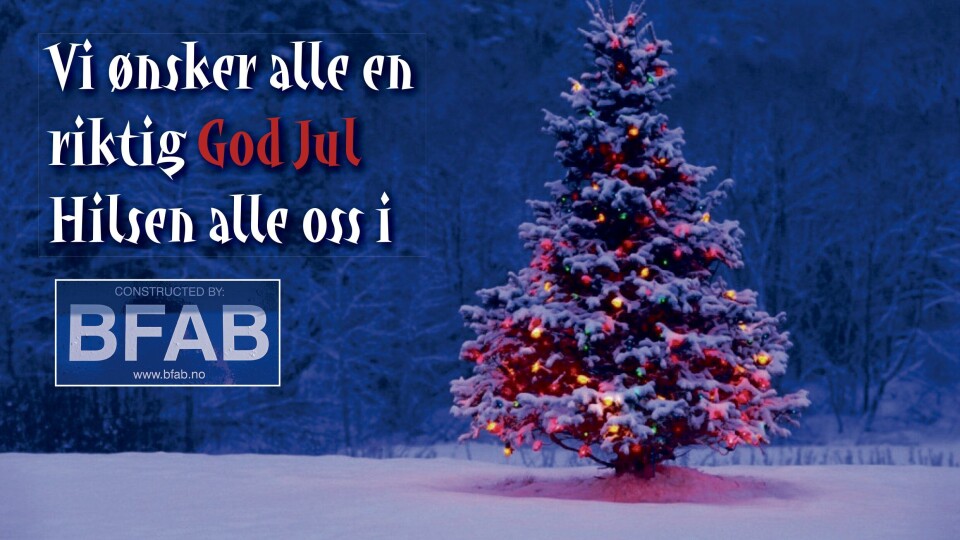 – God jul!