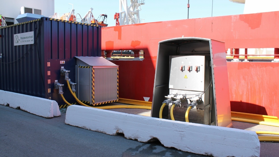Mobilt landstrømanlegg i Kristiansand havn, som har fått støtte tidligere.