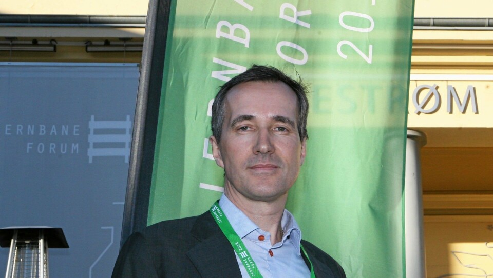 Jan Kilström, vd i Green Cargo, ber om opprustning av jernbanenettet. Foto: Per Dagfinn Wolden