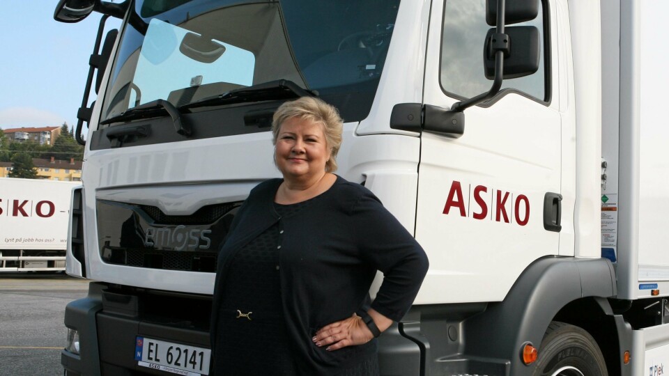 Erna Solbergs nye trepartiregjering lover store forbedringer innen transport og samferdsel. Foto: Per Dagfinn Wolden