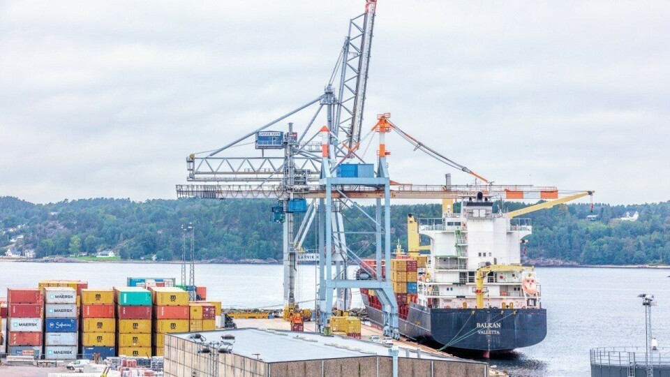 Larvik Havn KF opplever gode dager.