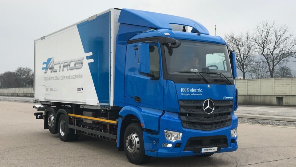 Nye Mercedes-Benz eActros.